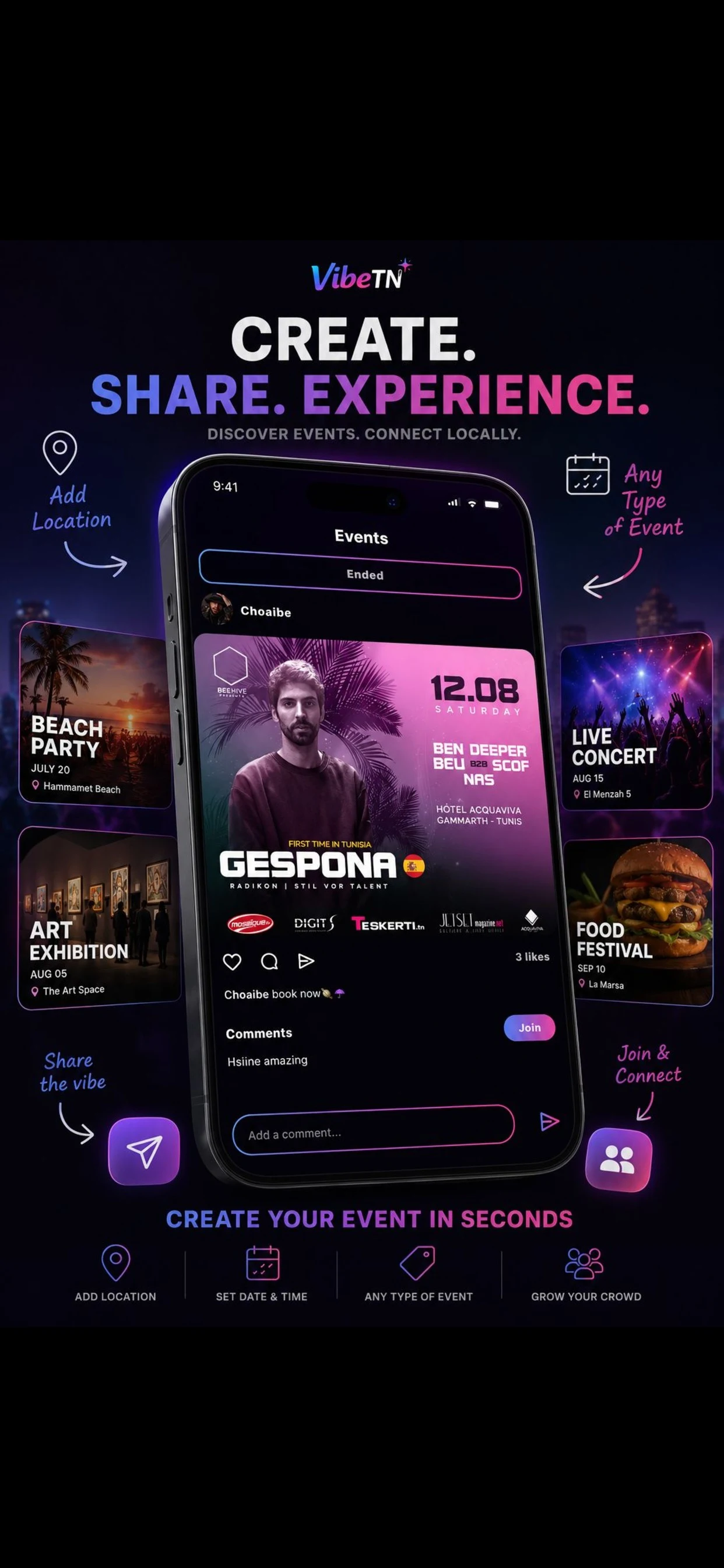 VibeTn - Lifestyle screenshot